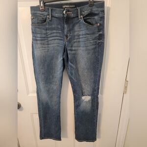 Express cropped skinny denim sz 12